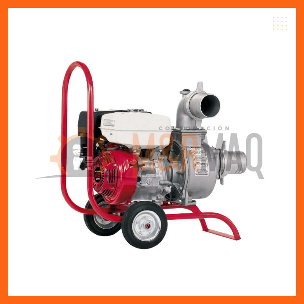 MOTOBOMBA AUTOCEBANTE DE 4" MOTOR DE 13 HP GX390 HONDA (ORIGINAL) Corporación M&R MAQ SAC